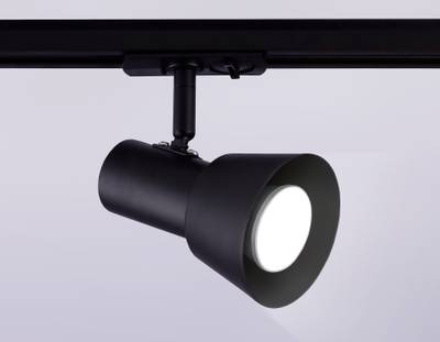 Светильник трековый GL5151 BK черный GU10 max 12W