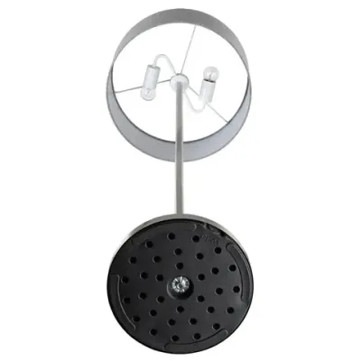 8251/2F MODERNI LN26 530  никель/серый, металл/текстиль Торшер Е27 2*60W 220V NIKKI