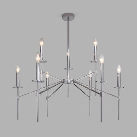 Умная потолочная люстра 60142/9 хром