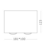 ST109.407.02 Светильник потолочный Мат. черный GU10 2*50W  L181xW100xH123 220V Без ламп