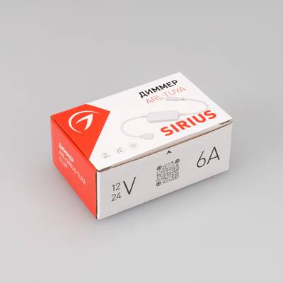 Диммер ARL-SIRIUS-TUYA-RGB-SUF Slim (12-24V, 3x2A, 2.4G) (Arlight, IP20 Пластик, 3 года)