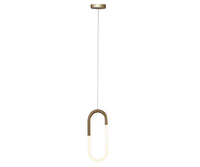 08271,33(3000K) Подвес Канто золото d14 h200 (высота корпуса светильника h34) Led 12W (3000K)