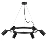 LR0163760 Люстра RULLO 6х50W GU10 ЧЕРНЫЙ (571016+214437-6+202430-6)