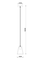 Подвесной светильник Arte Lamp BRUSSELS A8030SP-1WH, 1хE27