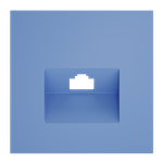 VLS001315 Накладка для розетки компьютерной RJ45 кат.6, S70 (деним). (ТМ Maytoni)