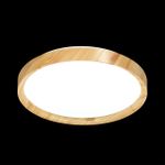 3019/DL TAN SN 126 Светильник пластик/под дер. LED 48Вт 3000-6500 D390 IP43 пульт ДУ/ LampSmart WOODI