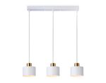 Подвесной светильник в стиле лофт TR8117/3 WH/BS белый/латунь E27*3 max 40W 580*120*970