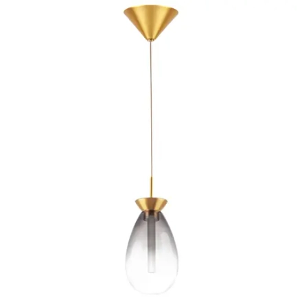 805118 Люстра COLORE LED 1х4W 220LM ЗОЛОТО/ДЫМЧАТЫЙ 3000K Lightstar