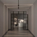 Трековый светильник Контур / Outline Exility 4000K 6Вт 180°, TR090-2-6W4K-B. TM Maytoni