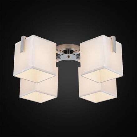 Citilux Стенли CL465141 Люстра с белыми абажурами