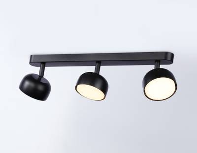 Светильник накладной TN71018/3 BK черный GX53/3 max 12W 400*80*90