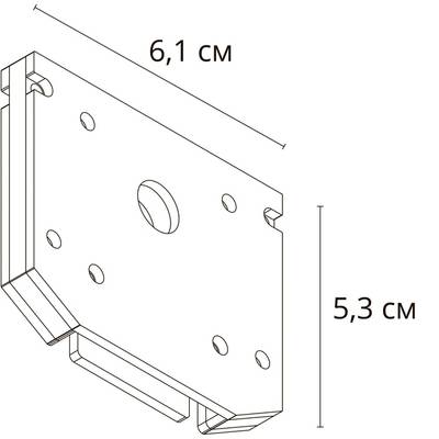 Заглушка для магнитного шинопровода Arte Lamp LINEA-ACCESSORIES A484206E