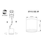 ST113.532.09 Светильник потолочный Белый LED 1*9W 3000K 702Lm Ra&gt;80 120° IP20 D88xH75 170-240V