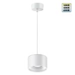 358967 OVER NT22 352 белый Светильник накладной с переключ. цв. температуры, провод 2м IP20 LED 3000К\4000К\6000К 12W вниз + 3ВW вверх 110-265V GIRO