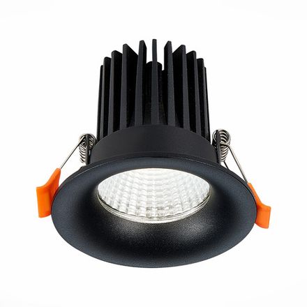 ST703.448.10 Св-к встр. Черный LED 1*10W 4000K 900Lm Ra&gt;90 38° IP20 D85xH75 170-240V
