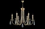 Люстра Crystal Lux VICTORIA SP6 GOLD/AMBER 3340/306