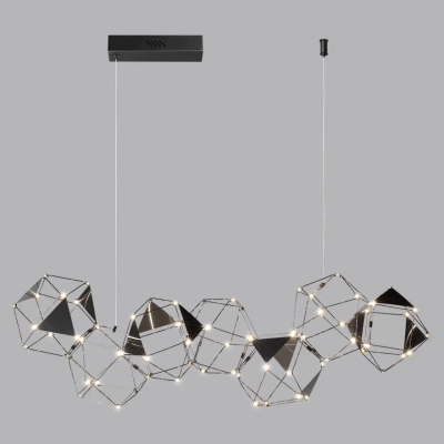 5087/32L L-VISION ODL25 293 черный хром/металл Люстра LED 32W 4000K 1900Лм TRELLIS