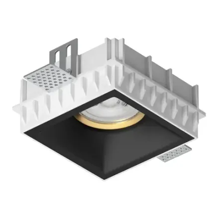 G214507GMOD Светильник DOMINO QUAD под LED модуль/лампу МR16 ЧЁРНЫЙ (214510+214507+214003)