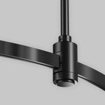 Шинопровод круглый из полукругов 1800мм Flarity черный, TRX154-2SR-D1800-B. TM Maytoni