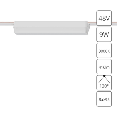 Магнитный трековый светильник Arte Lamp RAPID A1153PL-1WH, 1хLED