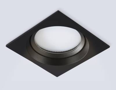 Светильник встраиваемый TN6657 BK черный IP44 GX53 110*110*48