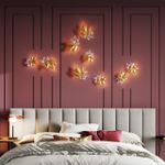 4371/6WL MIDCENT ODL23 369 золотое фольгирование/стекло Настенный светильник IP20 LED 6W 220Лм 3000K EVA