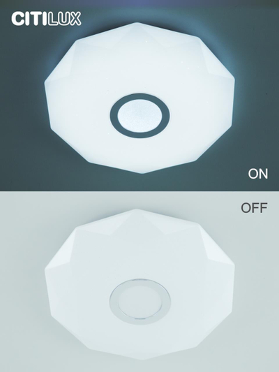 Citilux Диамант Смарт CL713A30G RGB Умная люстра Хром