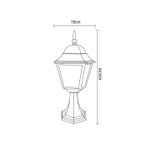 Ландшафтный светильник Arte Lamp BREMEN A1014FN-1BK, 1хE27