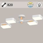 03361-0.3-04 WH+WOOD светильник потолочный