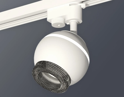 Комплект трекового светильника XT1101061 SWH/BK белый песок/тонированный MR16 GU5.3 LED 3W 4200K (A2520, C1101, N7192)