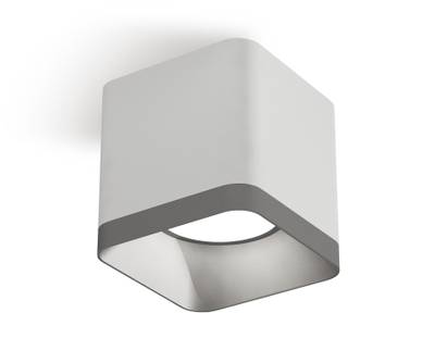 Комплект накладного светильника XS7805003 SWH/SSL белый песок/серебро песок MR16 GU5.3 (C7805, N7703)