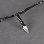 A-425 гирлянда светодиодная 4.5м, провод черного цвета, 50LED