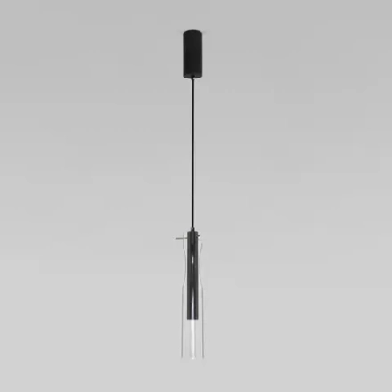 Подвесной светильник LED со стеклянным плафоном 50254/1 LED черный, LED