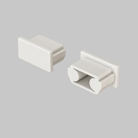 Комплект заглушек (для профиля ALM001S-2M) 10шт., ALM001EC. TM Maytoni