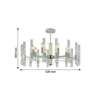 Потолочная люстра Supreme 2539-8P, 8*E14*40W. ТМ F-Promo