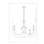 Подвесная люстра Arte Lamp COLLINETTA A4094LM-12PB, 12хE14