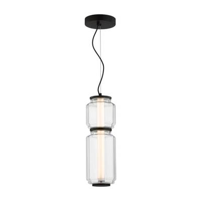 5409/20L HIGHTECH ODL_EX24 37 черный/прозрачный/металл/стекло/акрил Подвес LED 20W 3000K 1480Лм JAM