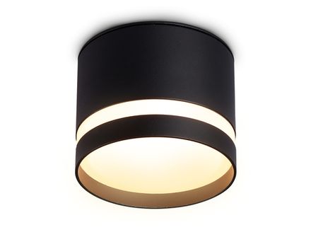 Светильник накладной TN6572 BK черный IP44 GX53 max 15W D82*65
