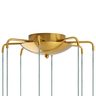 L8T747333 Люстра TUBO LED 40W 2400LM 25G ЗОЛОТО 3000K (574733+747333 (8шт)