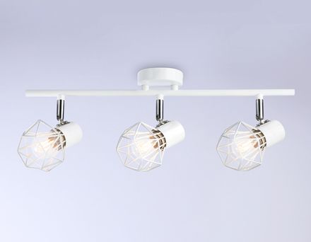 Накладной светильник TR8631/3 WH/CH белый/хром E27*3 max 40W 460*91*175