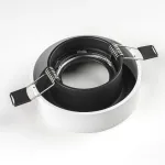 L01002720 Светильник LEVIGO MR16/HP16 ЧЕРНЫЙ/БЕЛЫЙ МАТОВЫЙ (010027+510020)