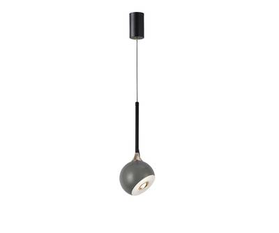 07529-1A,16 Подвес Тимо серый d12 h165 Led 8W (4000K) с лифтом