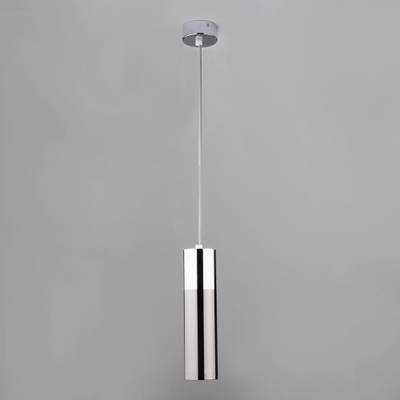 Подвесной светодиодный светильник в стиле лофт 50135/1 LED хром / черный жемчуг