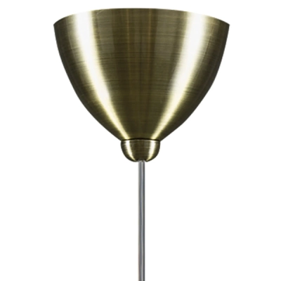 813031 Подвес GLOBO 1х40W E14 electroplating bronze/white Lightstar