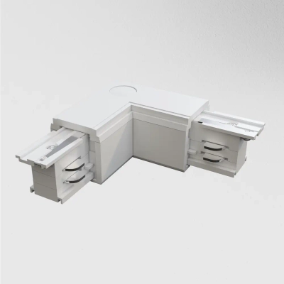 Коннектор угловой внутренний Trinity белый, TRA005CL-31W-R. TM Maytoni