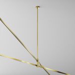 Крепление потолочное Long двойное 700мм Flarity латунь, TRA159C-D1-BS. TM Maytoni