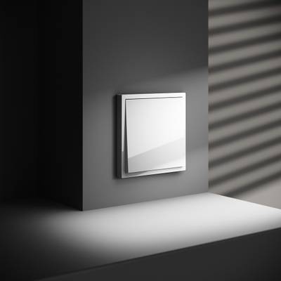 VLS010301 Проходной переключатель встраиваемый VOLTUM S70 одноклавишный 10А, (белый глянцевый) (ТМ Maytoni)