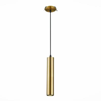 ST151.308.01 Встраиваемый  подвес Золотистый GU10 1*50W  IP20 D54xH290 220V Без ламп