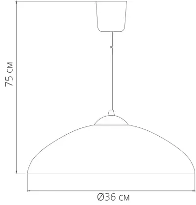 Подвесной светильник Arte Lamp CUCINA A4020SP-1WH, 1хE27