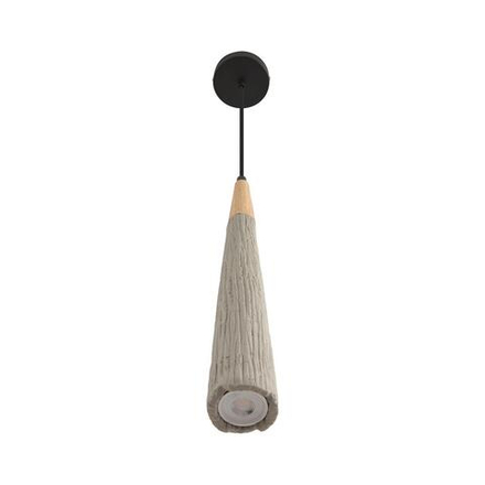 8351/1C SUSPENTIONI LN26 326 черный/серый/бежевый, металл/дерево/цемент Подвес GU10 LED 5W 220V EOLIANA